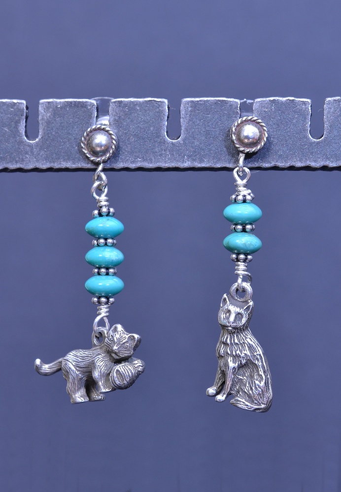 Playful Cats Earrings